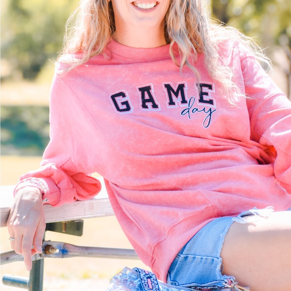 Pink Game Day Sweatshirt